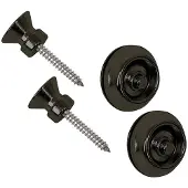 Dunlop SLS1503 Straplok Strap Locks Traditional Black Oxide