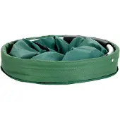 SmartaSaker Hopfällbar korg med förvaringsfickor, 28cm, Grön