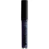 Nyx Glitter Goals Liquid Lipstick - Oil Spill (Svart Med Blå Och Lila Glitter)