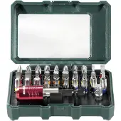 Metabo - Skruvmejselbitsats - 32 delar - torx, phillips, pozidriv, hex, slot, plomberat vridmoment - längd: 25 mm - för BS 14.4 MOBILE WERKSTATT