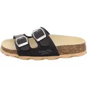 Superfit Kids' Fussbettpantoffel Black