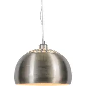QAZQA Runda lampskärm 33/20 stål - Globe