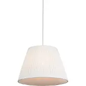 QAZQA Retro Hänglampa Creme 45 cm - Plisse