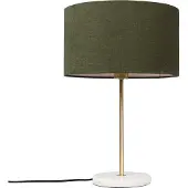 QAZQA Bordslampa i mässing med grön skärm 35 cm - Kaso