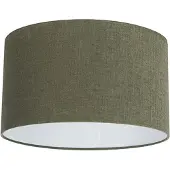 QAZQA Textil lampskärm mörkgrön 35/35/20