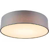 QAZQA Taklampa grå 40 cm inkl LED - Drum LED