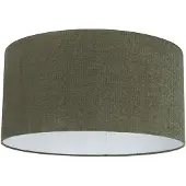 QAZQA Textil lampskärm mörkgrön 50/50/25