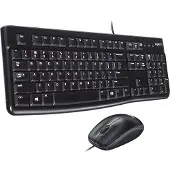 Logitech Desktop MK120 - Sats med tangentbord och mus - USB - engelska