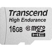 Transcend High Endurance microSDHC-Kort 16 GB Class 10 inkl. SD-adapter