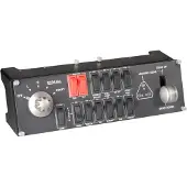 Logitech Flight Switch Panel - Instrumentpanel till flygsimulator - kabelansluten - för PC