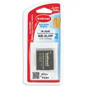 Hähnel HL-6LHP Kamerabatteri Ersättning originalbatteri NB-6L, NB-6LH 3.7 V 1110 mAh