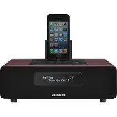 Sangean Bordsradio DDR-38 DAB+, DAB, FM Batteri-laddningsfunktion, inkl. fjärrkontroll, Väckningsfunktion Brun