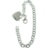 None Armband med hjärt berlock R106/18.5