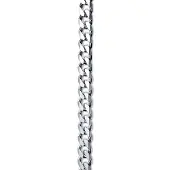 None silver halsband av pansarkedja 60cm - 5.5mm PANS150-60
