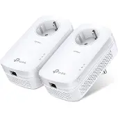 TP-LINK TL-PA8010P KIT - Starter Kit - Powerline-adapter 1GbE, HomePlug AV (HPAV), HomePlug AV (HPAV) 2.0 - vägginsticksbar
