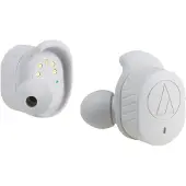 Audio-Technica ATH SPORT7TW - True wireless-hörlurar med mikrofon - inuti örat - Bluetooth - grå