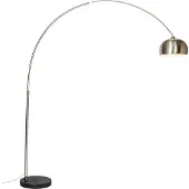QAZQA Stål båglampa med metallskärm 33 cm justerbar - XXL