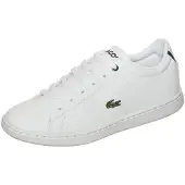 Lacoste Skor - Carnaby - Vit/Marinblå m. Snören - - 31 - Skor