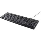 Deltaco Tangentbord slim kabel svart