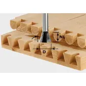 Festool Grad- / sinkfräs 26/58 mm