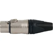 Neutrik NC3FXX XLR-kontakter Hona rak Antal poler: 3 Silver 1 st
