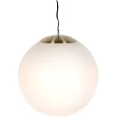 QAZQA Skandinavisk pendellampa opalglas 50 cm - Ball 50