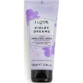 I Love... Signature Collection återfuktande hand- och nagelkräm Violet Dreams 100 ml unisex
