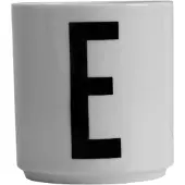 Design Letters Porslinsmugg A-Z E
