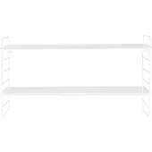 Bloomingville North hylla, vit, MDF