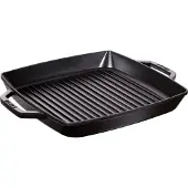Staub Pure Grillpanna kvadratisk 28 cm Svart