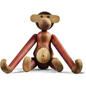 Kay bojesen Träfigur - Apa - Mellanstor - Teak/Limba - - One Size - Dekoration