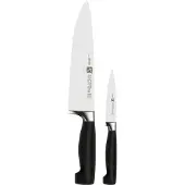 Zwilling FOUR STAR Knivset 2-delar. Innehåller: skalkniv 10cm - kockkniv 20cm
