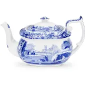 Spode Blue Italian tekanna blå/vit