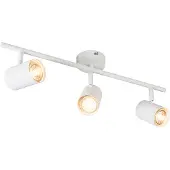 QAZQA Modern justerbar spotlight vit - Jeana 3