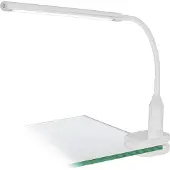 Eglo LAROA bordlampa med klämsj takt i vit