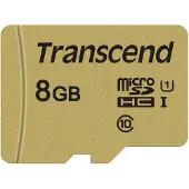 Transcend Premium 500S microSDHC-Kort 8 GB Class 10, UHS-I, UHS-Class 1 inkl. SD-adapter