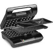 Princess 01.117002.01.001 Klämgrill Elektrisk Kontrolljus, Non-stick-beläggning Svart