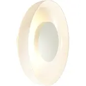 Marset Design vägglampa Aura, Vitt / opal, Vardagsrum / matsal, Glas, Design, Vägglampa, vägglampa inomhus