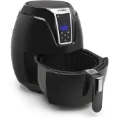Princess 01.182021.01.001 Varmluftsfritös 3.2 l 1400 W med display, Non-stick-beläggning, Timerfunktion Svart