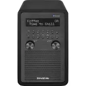 Sangean Bordsradio DDR-60 DAB+, DAB, FM inkl. fjärrkontroll, Väckningsfunktion Svart
