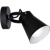 Luminex Vägglampa Amos , dimbar, Svart, Vardagsrum / matsal, Metall, Modern, Vägglampa, vägglampa inomhus