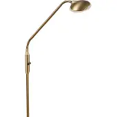 QAZQA Modern golvlampa i brons inkl LED - Eva