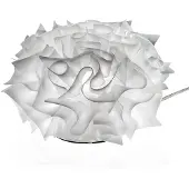 Slamp Bordslampa , VELI, Vit, Vardagsrum, Plast, Design