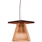 Kartell Design pendellampa Light-Air, Violett / rosa / rosè, Vardagsrum / matsal, Syntetmaterial, Design, Pendellampa
