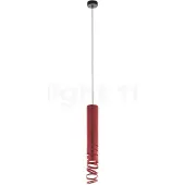 Artemide Taklampa , Decomposé, dimbara, Röd, Vardagsrum, Metall, Design