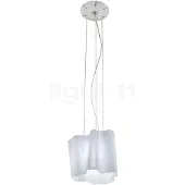Artemide Taklampa , Logico, dimbara, Vit, Vardagsrum, Glas, Design