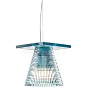 Kartell Taklampa , Light-Air, Blå, Vardagsrum, Plast, Design