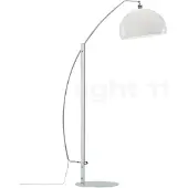 HELESTRA Båglampa Doro, Förkromad / silver, Vardagsrum / matsal, Metall, Modern, Golvlampa