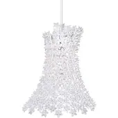 Kartell Design pendellampa Bloom, Vitt / opal, Vardagsrum / matsal, Syntetmaterial, Design, Pendellampa