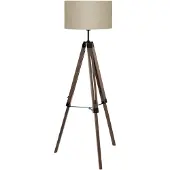 Eglo LANTADA golvlampa svart/taupe FSC